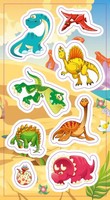 4823076132545 Naklejki. Dinozaury Ranok-Creative