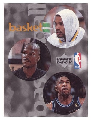 Upper Deck Sticker NBA 97-98 Payton 30 Garnett 96 Abdur-Rahim 216 Super Star 