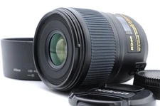 Near Mint Nikon AF-S NIKKOR 60mm f/2.8G ED Micro Wide Angle Lens w/ Hood