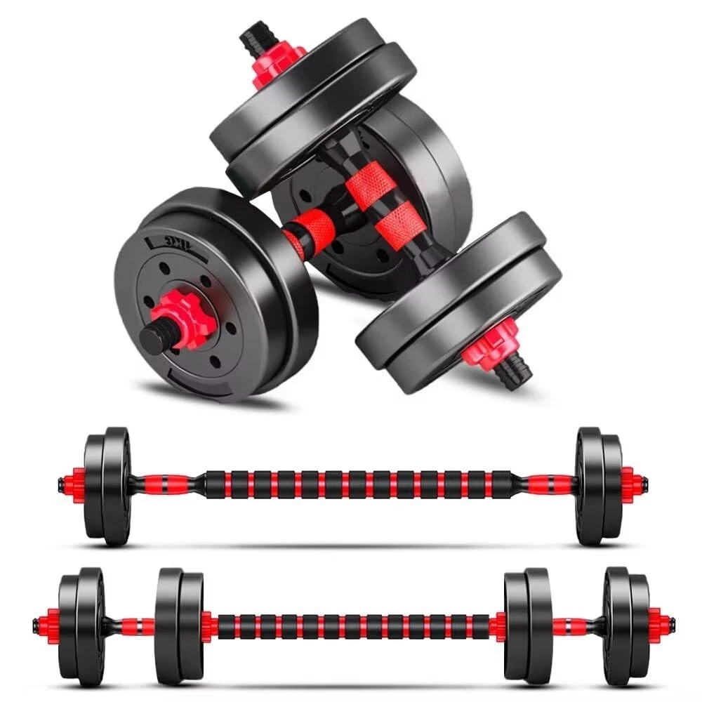 Adjustable Dumbbells Set 20lb (10lb*2) Set of 2 Convertible to Barbell