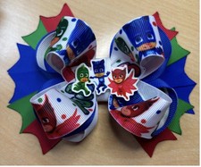 PJ Masks Gekko Owlette Catboy Inspired Hair Bow