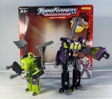 Transformers Universe Robots in Disguise 2004 Bonecrusher & Scavenger With Box