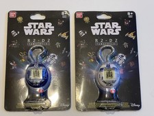 Image of 2x Star Wars R2-D2 Tamagotchi by Bandai, White and Blue, New in plastic as Shown