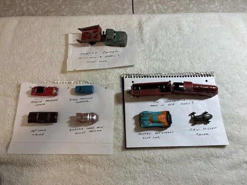 Vintage Tomica Dinky Aurora Mattel Hubley diecast cars trucks lot