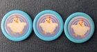 VTG 1992 Loopin Louie Milton Bradley Board Game PARTS (3)- Chicken Coins