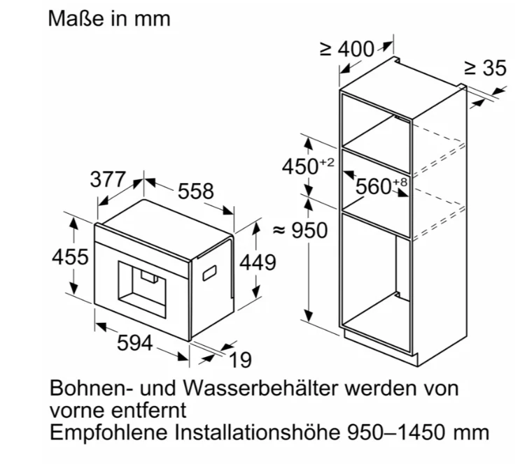 Siemens CT718L1B0 cafetera automática empotrada