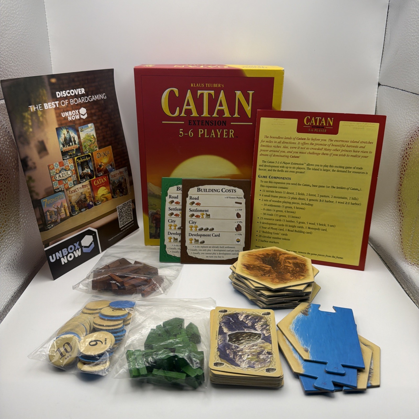 Catan 5-6 Player Extension 2015 5th Edition Pick Your Own Replacement Pieces