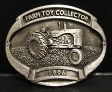 Massey Harris 44 Special Tractor Farm Toy Collector 1996 Belt Buckle SpecCast MH