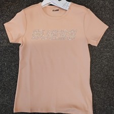 Image of SALE NEW GUESS SHORT SLEEVED PEACH GIRLS T-SHIRT SIZES 10 YRS 12 YRS 14 YRS 16 Y