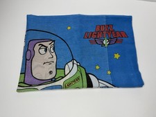 Vintage 90s Disney's The Toy Story Woody and Buzz Lightyear Pillowcase Faded