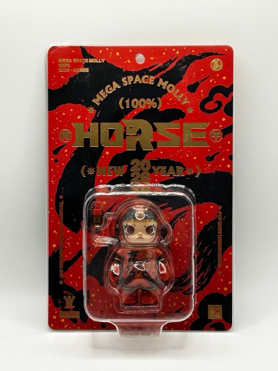 【海外限定】MEGA 馬年一 本命紅吊卡🐎🧧 MOLLY SPACE 馬年限定｜MEGA 2026 🥰胖品玩具🥰 馬年 2026 100% MOLLY SPACE その他