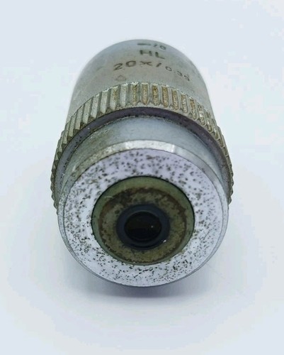Leitz Wetzlar Germany 569187 HL 20 X 0.30 Microscope Objective Eyepiece - Picture 5 of 7