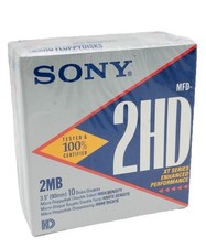 Disketten Sony 3,5 Zoll, 2 HD, 10 Stück, neu...