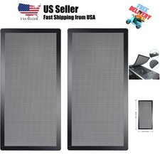 280mm x 140mm Computer Case Fan Dust PC Mesh Cover Grills with Magnetic Frame...