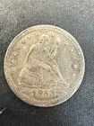 1853 Quarter Dollar Seated Liberty silver  lot 2305