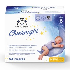 Brand - Overnight Diapers, Size 6, 54 Count