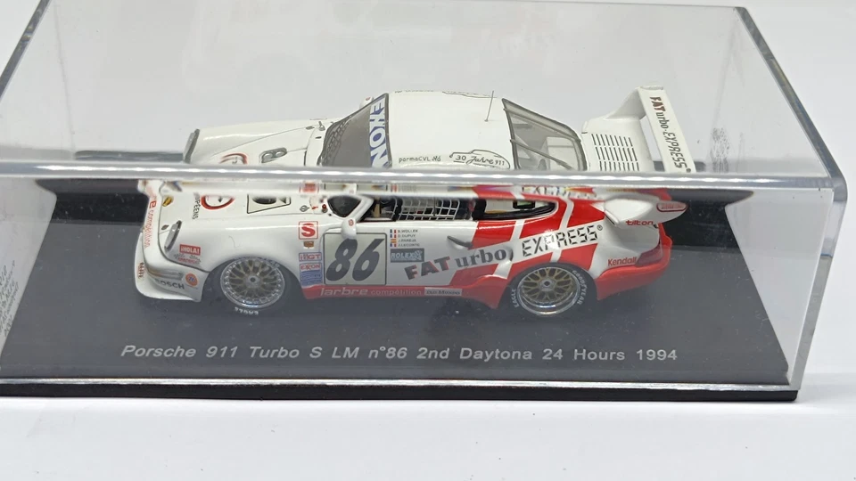 Porsche 911 Turbo S LM 1994 Wollek-Dupuy-Pareja-Barth 2nd 24 h Daytona Spark 43 - Imagen 3 de 4