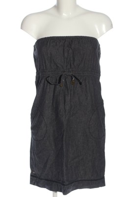 RED BY MARC ECKO Jeanskleid Damen Kleid Gr. DE 38 hellgrau Casual-Look