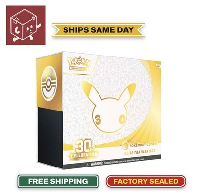 IN HAND Pokemon Center 30th Anniversary Celebration Elite Trainer Box ETB Sealed