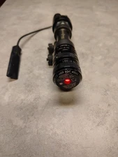 Vintage SureFire L72  Laser Module on an A22 SureFire  Collar & Pressure Switch