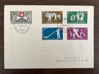 Neat SWITZERLAND 1951  First Day Cover  FDC Sc# B201-205