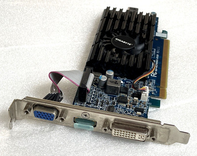 GIGABYTE NVIDIA GeForce 210 512MB DDR3 PCI-E HDMI DVI VGA Video Grafikkarte