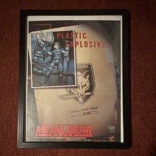 McFarlane Toys Metal Gear Solid Art Print 1999 Solid Snake Action/Adventure