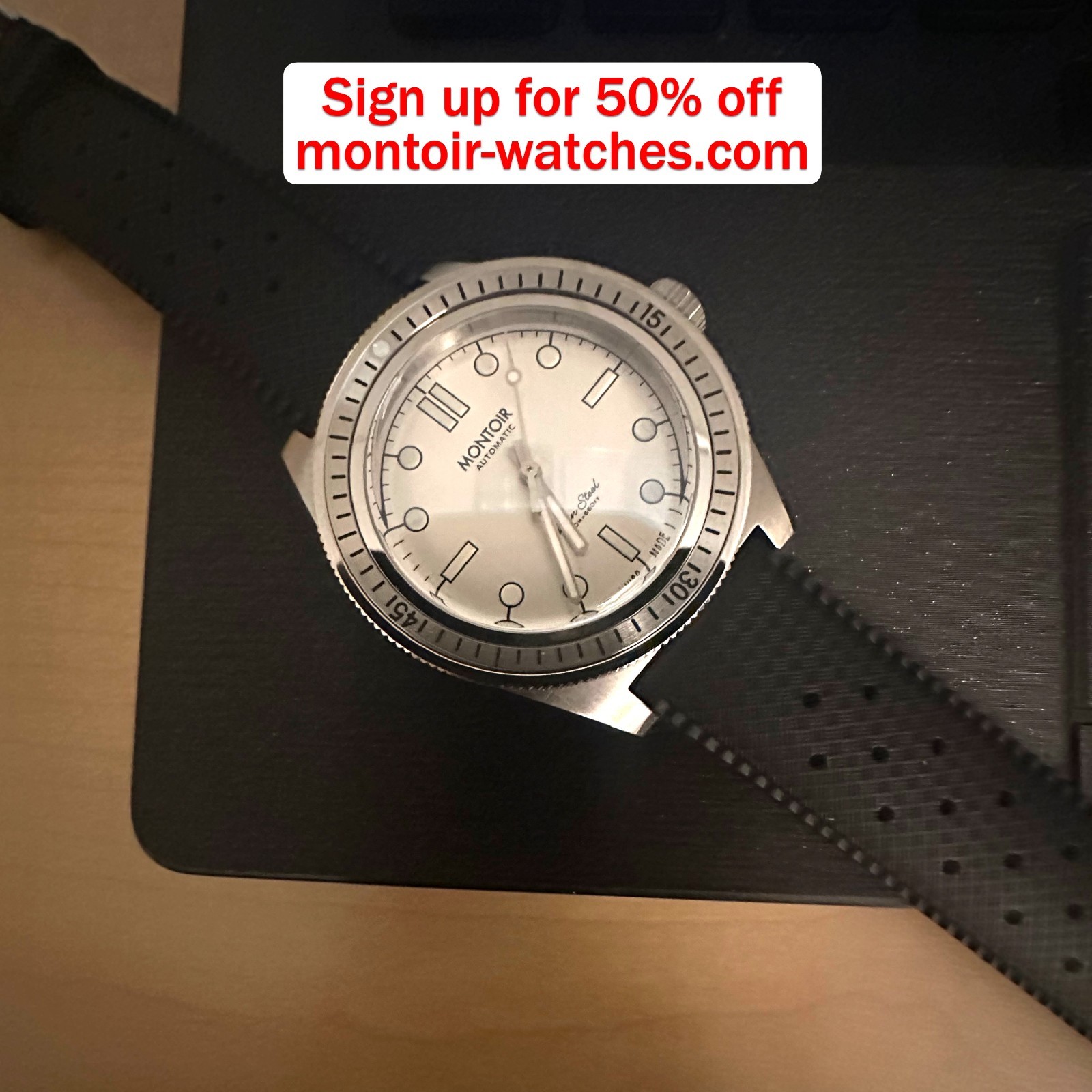 Montoir V2.5 Mens Automatic Dive Watch 200M Sapphire Crystal Reduced Price