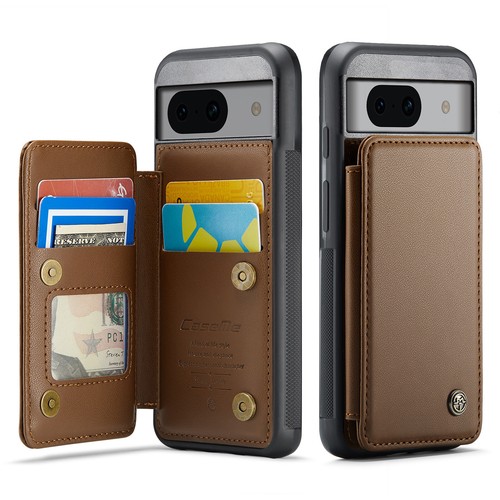 CaseMe PU Leather Card Slots Holder Cover Wallet Case for Google Pixel 8/Pro/8A - 第 14/29 張圖片