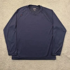 Rhone T-Shirt Mens XLPerformance Base Layer Workout Activewear Running Blue