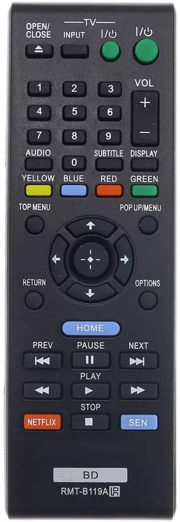 Universal Remote Control Compatible for Sony Blu Ray DVD Player
