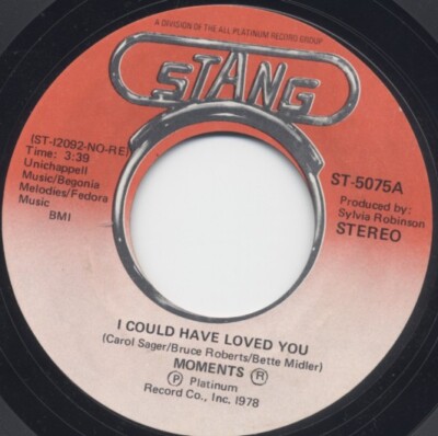 The Moments - I Could Have Loved You (7'')