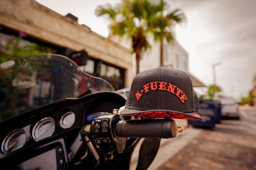 A-Fuente Black Embroidered Baseball Cap - Picture 7 of 9