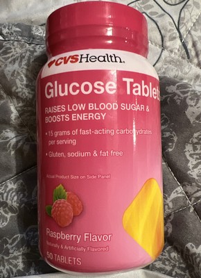 CVS Health Glucose Tablets Raspberry Flavor- 50 Tablets Exp 3/26 | eBay