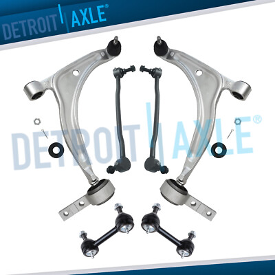 New 6pc Complete Front and Rear Suspension Kit for Nissan Altima and Maxima