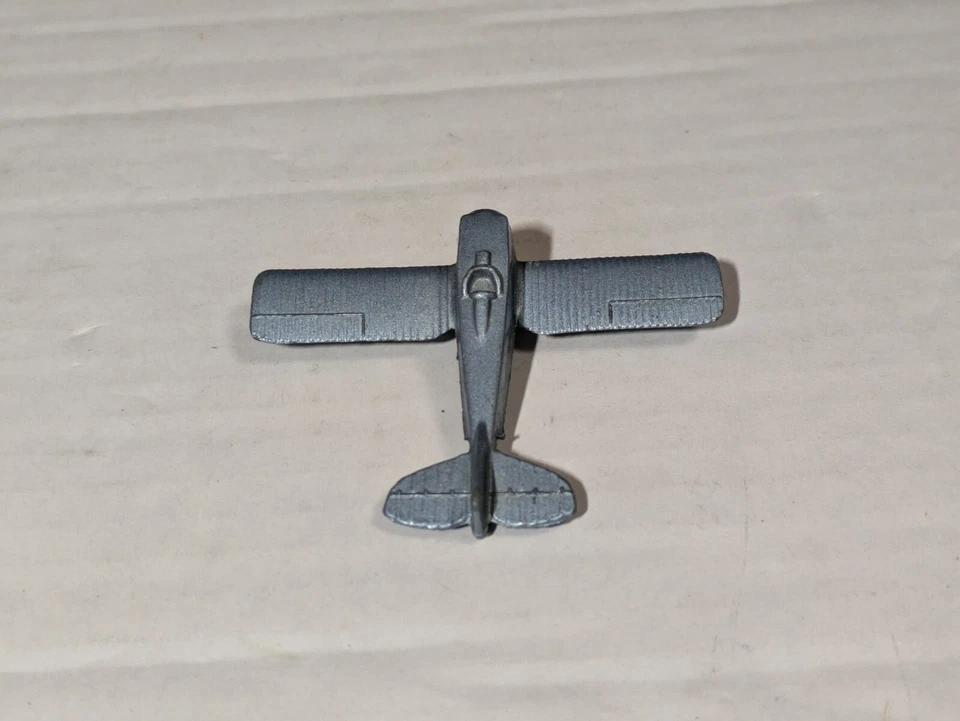 Vintage JUNKERS J10 #604 DIE CAST PLANE, GERMAN WWI WHEELS INTACT 2.25"x3" - Image 3 of 4