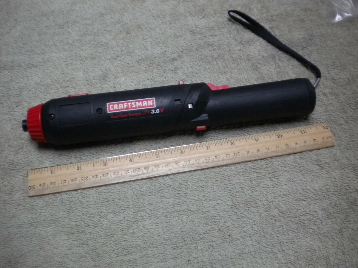 Craftsman 3.6 online volt cordless screwdriver