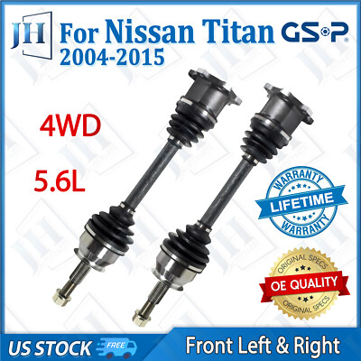 OE Front Left Right CV Axles Shaft For 2004-2015 Nissan Titan Armada 5 ...