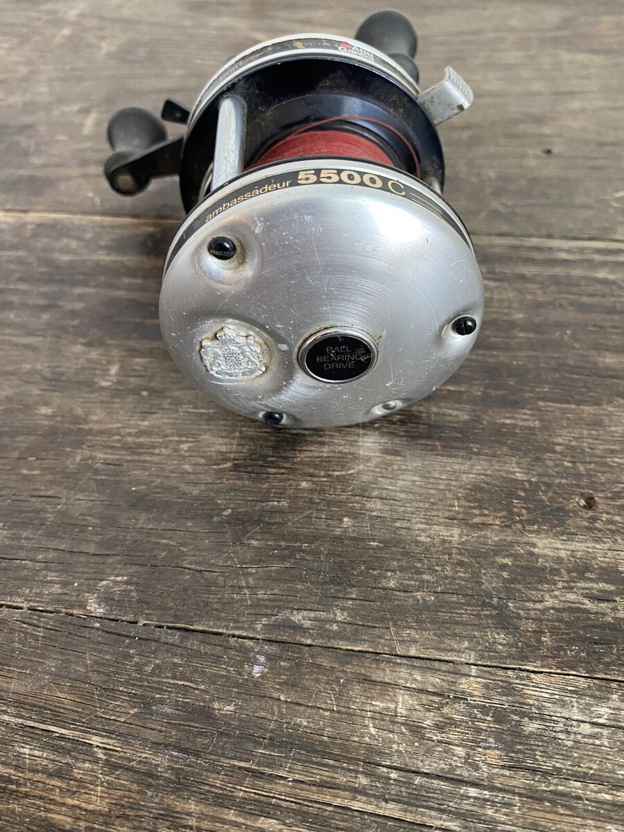 Vintage Abu Garcia Ambassadeur 5500C High Speed Reel 84-4 87 Vintage Abu Garcia Ambassadeur 5500C High Speed Reel 84-4 87
