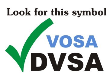6 x A4 DVSA MOT NOTICE BOARD, MOT SIGN, MOT SIGNS, MOT SIGN PACK , VOSA ...