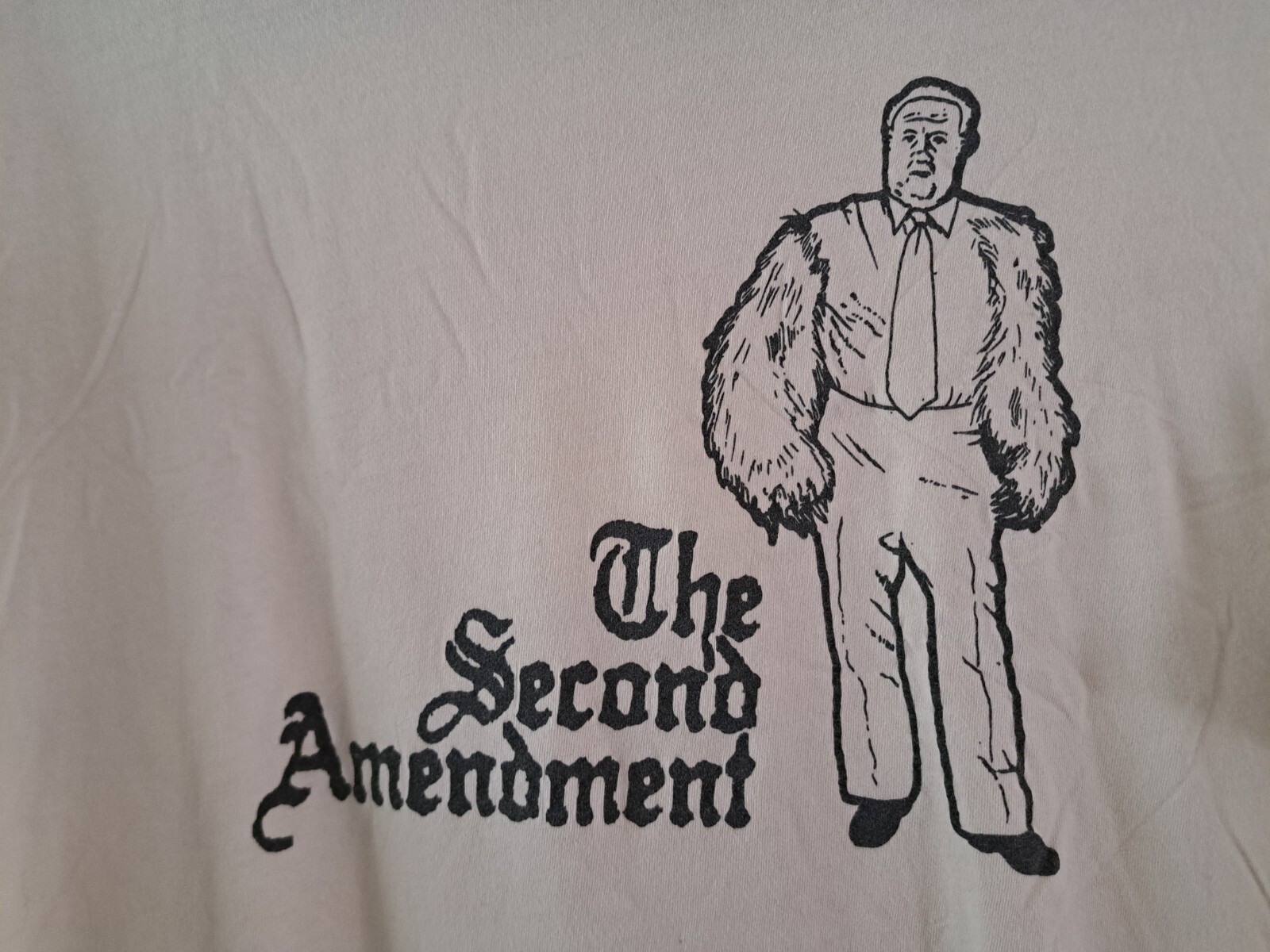 The Second Amendment Bear Arms Bustedtees Large V… - image 2