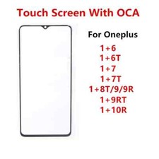 Front Touch Panel Display Glass Lens OCA For OnePlus 10R 9RT 9 9R 8T 7T 7 6T 6