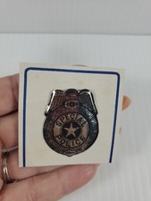 Vintage SPECIAL POLICE 1.5" Tin Pin Pinback Japan
