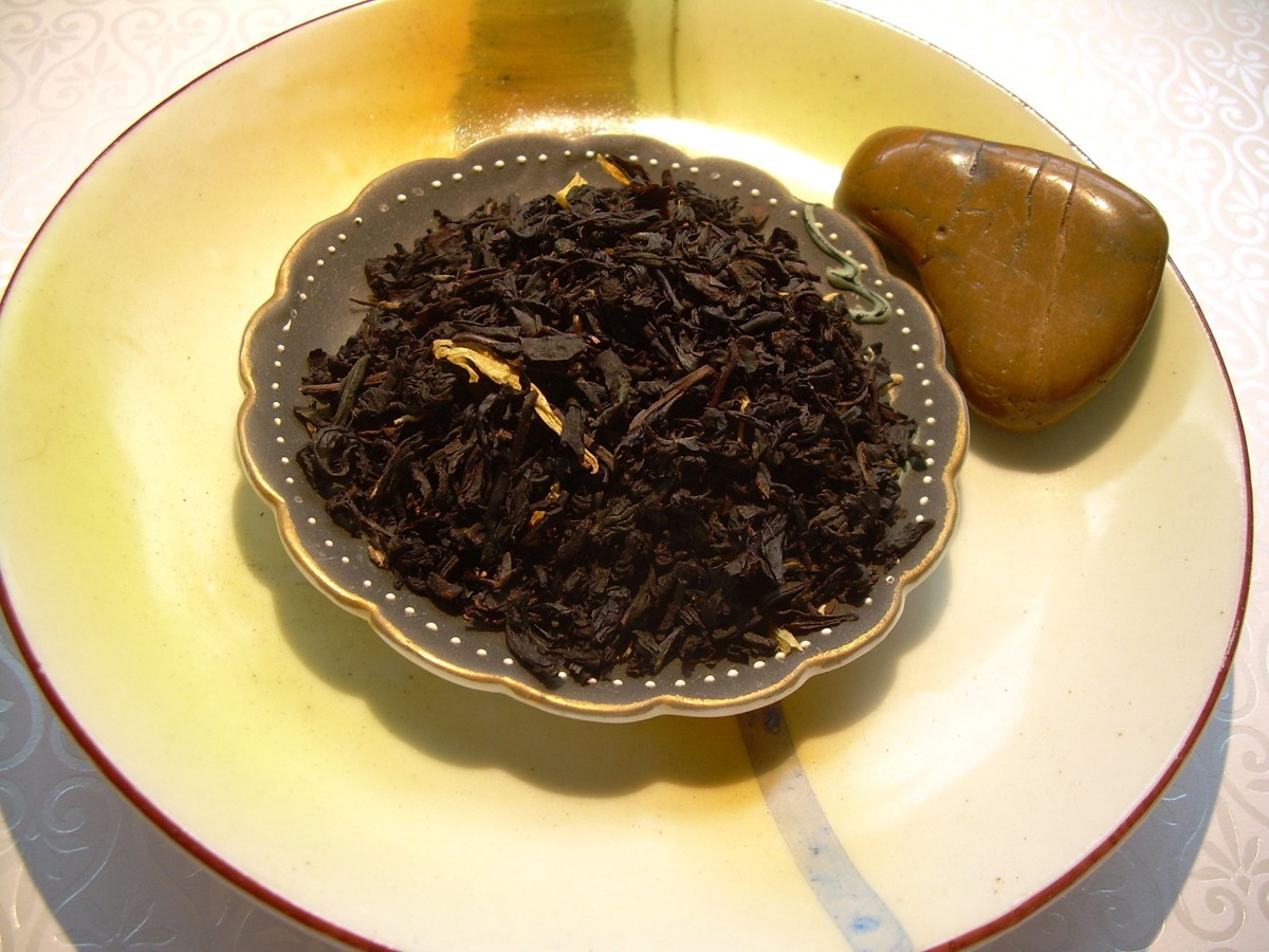 Sweet Orange Black Tea Loose Leaf – Aged Asian Tea Blend, Naturally Flavored, Vegan