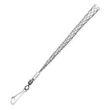 1/2" Cable Pulling Grip Mesh Sock Galvanized Steel Wire Traction Net Sleeve