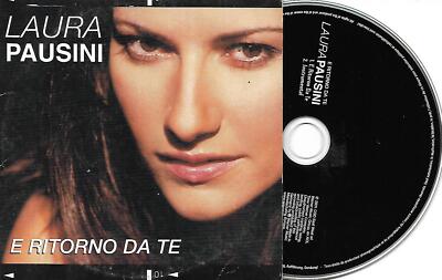 CD KARTEN CARDSLEEVE 2 TITEL LAURA PAUSINI UND RÜCKKEHR VON DIR DE 2001 