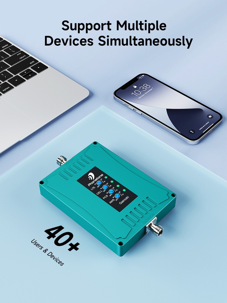 Phonetone Wireless Coverage Solution Cell Phone Booster For