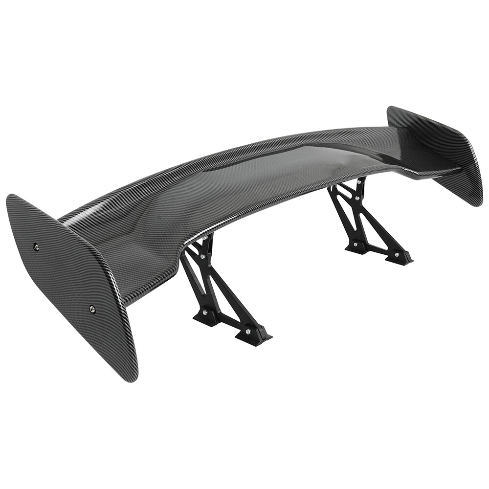 Carbon Look 57" GT Style Trunk Lip Spoiler Wing Adjustable For Maserati Gran