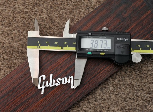 Gibson Mother Of Pearl Headstock Inlay 1950s style for restoration - Afbeelding 3 van 3