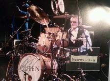 ROGER TAYLOR SIGNED QUEEN AUTOGRAPH 11x14 COA